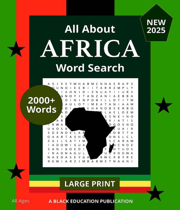 All About Africa Word Search Book
